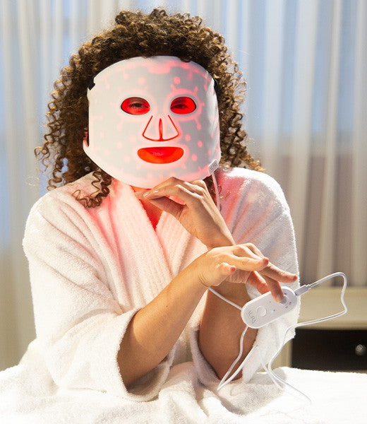 Aura Plus Anti-Aging LED Facial Therapy Mask – Skin Tightening & Acne Reducer