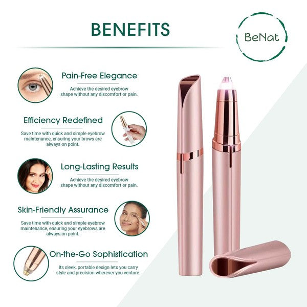 Rechargeable Facial + Eyebrow Hair Removers Set -2