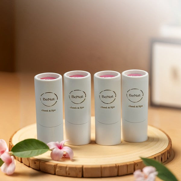 Lip & Cheek Bloom. 2 in 1 Natural Lipstick for Vib