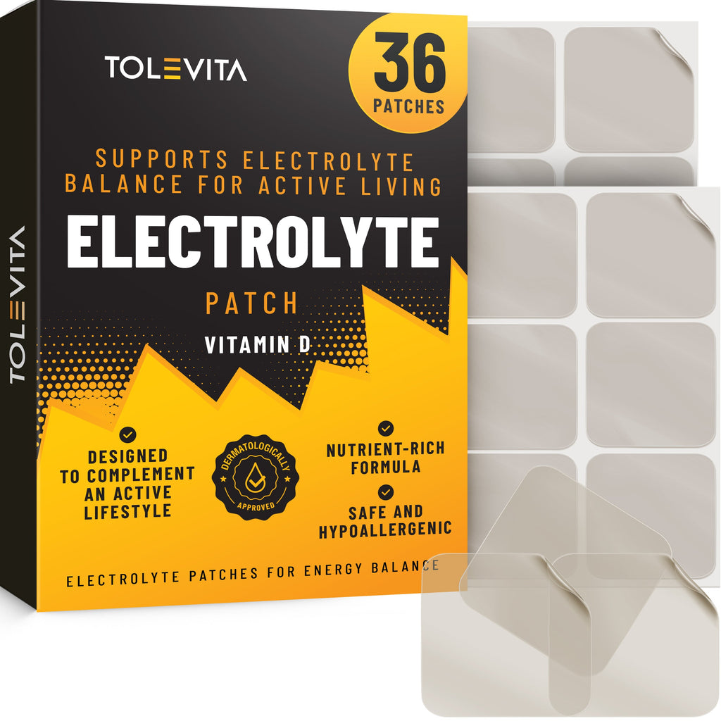 Electrolyte Patches with Vitamin D, 36 patches