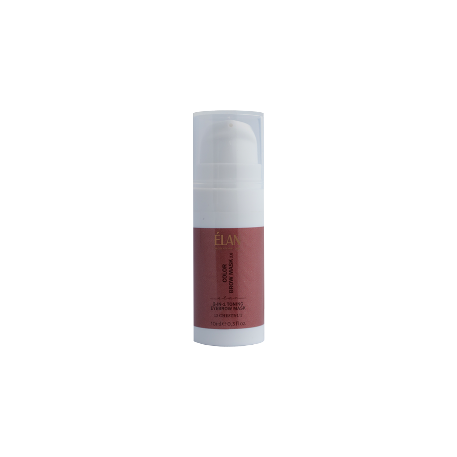 Elan Professional Line COLOR BROW MASK 2.0: тонуюча маска для брів 2-в-1, 13 CHESTNUT 10ML