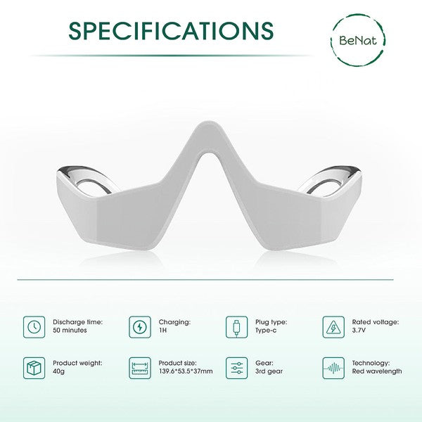 Under-Eye Red Light Therapy Skin Rejuvenation and