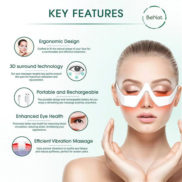 Under-Eye Red Light Therapy Skin Rejuvenation and