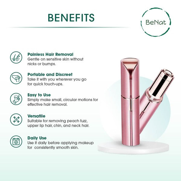 Rechargeable Facial + Eyebrow Hair Removers Set -2